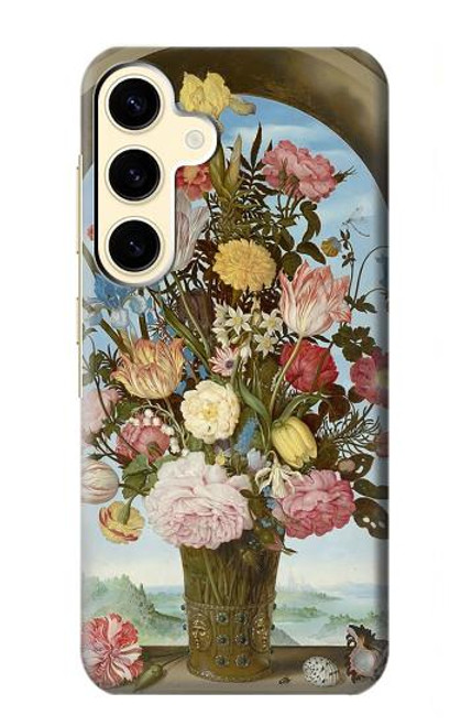 S3749 花瓶 Vase of Flowers Samsung Galaxy S24 バックケース、フリップケース・カバー