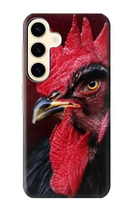 S3797 チキンオンドリ Chicken Rooster Samsung Galaxy S24 バックケース、フリップケース・カバー