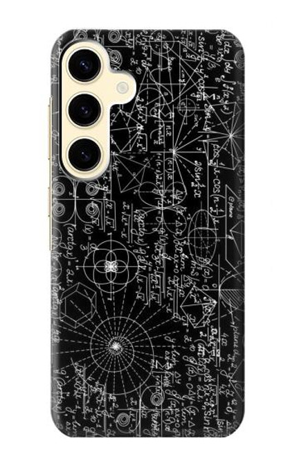 S3808 数学黒板 Mathematics Blackboard Samsung Galaxy S24 バックケース、フリップケース・カバー