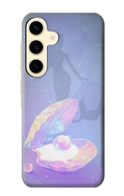 S3823 美し真珠マーメイド Beauty Pearl Mermaid Samsung Galaxy S24 バックケース、フリップケース・カバー