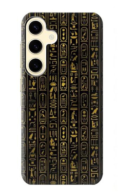 S3869 古代エジプトの象形文字 Ancient Egyptian Hieroglyphic Samsung Galaxy S24 バックケース、フリップケース・カバー