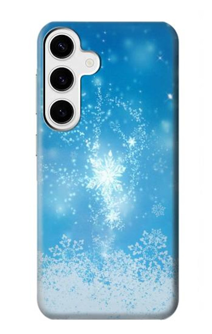 S2923 氷の魔法 Frozen Snow Spell Magic Samsung Galaxy S24 Plus バックケース、フリップケース・カバー