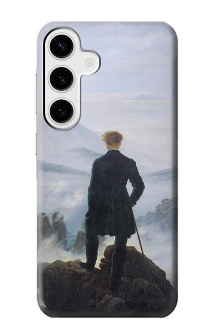 S3789 霧の海の上の放浪者 Wanderer above the Sea of Fog Samsung Galaxy S24 Plus バックケース、フリップケース・カバー