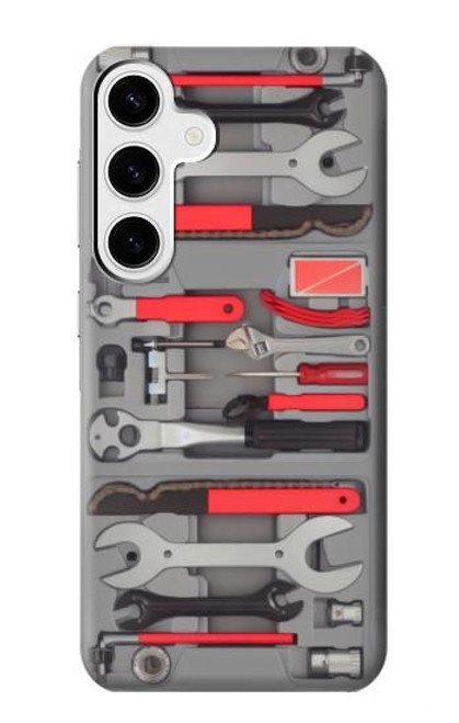 S3921 自転車修理ツール グラフィック ペイント Bike Repair Tool Graphic Paint Samsung Galaxy S24 Plus バックケース、フリップケース・カバー