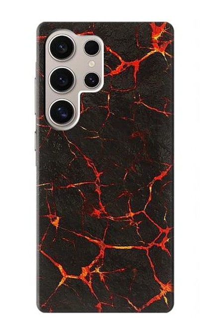 S3696 溶岩マグマ Lava Magma Samsung Galaxy S24 Ultra バックケース、フリップケース・カバー