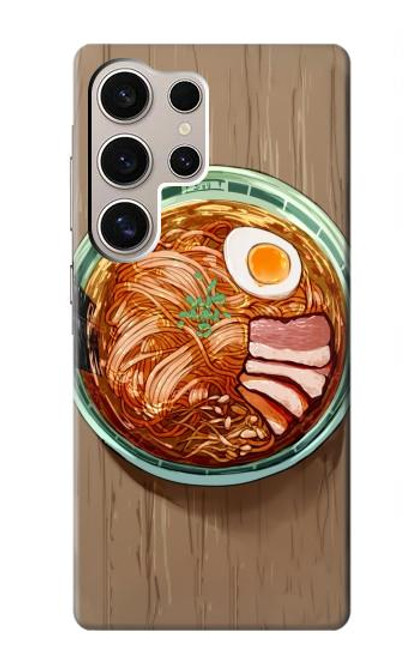 S3756 ラーメン Ramen Noodles Samsung Galaxy S24 Ultra バックケース、フリップケース・カバー