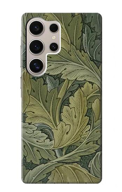 S3790 ウィリアムモリスアカンサスの葉 William Morris Acanthus Leaves Samsung Galaxy S24 Ultra バックケース、フリップケース・カバー