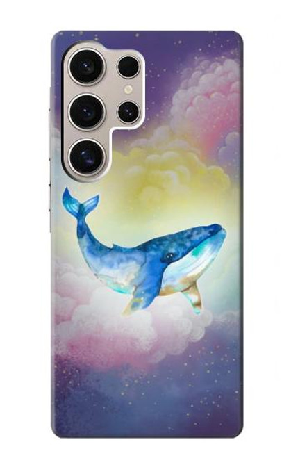 S3802 夢のクジラ パステルファンタジー Dream Whale Pastel Fantasy Samsung Galaxy S24 Ultra バックケース、フリップケース・カバー