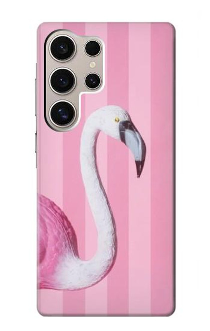 S3805 フラミンゴピンクパステル Flamingo Pink Pastel Samsung Galaxy S24 Ultra バックケース、フリップケース・カバー