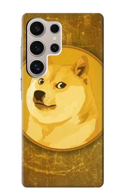 S3826 ドージコイン柴 Dogecoin Shiba Samsung Galaxy S24 Ultra バックケース、フリップケース・カバー