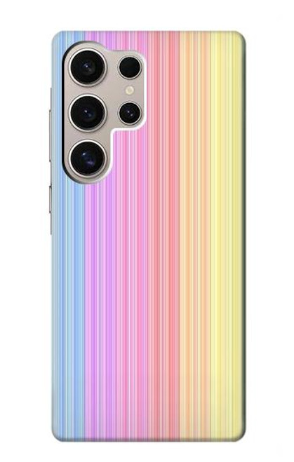 S3849 カラフルな縦の色 Colorful Vertical Colors Samsung Galaxy S24 Ultra バックケース、フリップケース・カバー