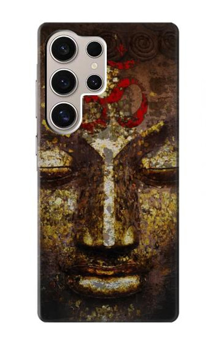 S3874 ブッダフェイスオームシンボル Buddha Face Ohm Symbol Samsung Galaxy S24 Ultra バックケース、フリップケース・カバー