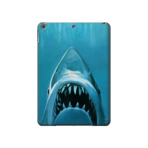 S0830 白いサメ White Shark iPad 10.2 (2021,2020,2019), iPad 9 8 7 タブレットケース