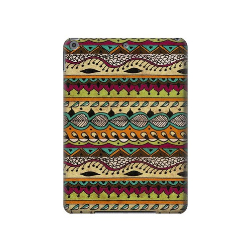 S2860 アステカ ヒッピー柄 Aztec Boho Hippie Pattern iPad 10.2 (2021,2020,2019), iPad 9 8 7 タブレットケース