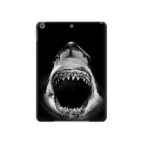 S3100 白のサメ Great White Shark iPad 10.2 (2021,2020,2019), iPad 9 8 7 タブレットケース