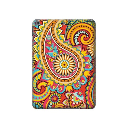 S3402 ペイズリー花柄 Floral Paisley Pattern Seamless iPad 10.2 (2021,2020,2019), iPad 9 8 7 タブレットケース