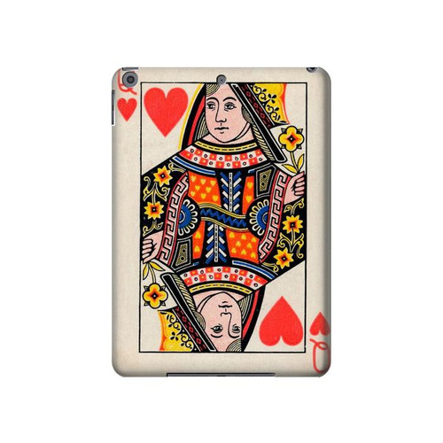 S3429 クイーンハートカード Queen Hearts Card iPad 10.2 (2021,2020,2019), iPad 9 8 7 タブレットケース