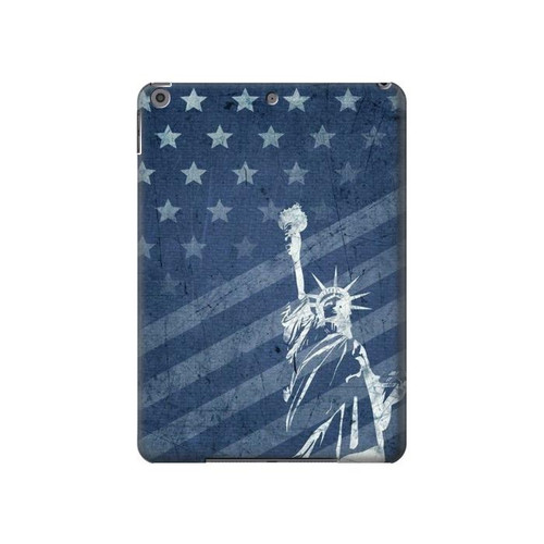 S3450 米国旗の自由の女神 US Flag Liberty Statue iPad 10.2 (2021,2020,2019), iPad 9 8 7 タブレットケース