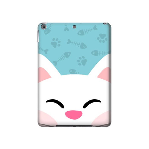 S3542 かわいい猫漫画 Cute Cat Cartoon iPad 10.2 (2021,2020,2019), iPad 9 8 7 タブレットケース