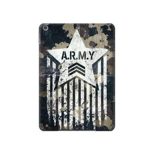 S3666 陸軍迷彩迷彩 Army Camo Camouflage iPad 10.2 (2021,2020,2019), iPad 9 8 7 タブレットケース