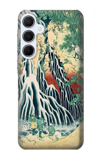 S2491 北斎 霧降の滝 Hokusai Kirifuri Waterfall at Kurokami Mountain Samsung Galaxy A55 5G バックケース、フリップケース・カバー