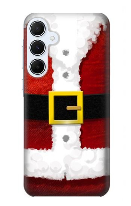 S2846 クリスマス・サンタクロース・コスチューム Christmas Santa Red Suit Samsung Galaxy A55 5G バックケース、フリップケース・カバー