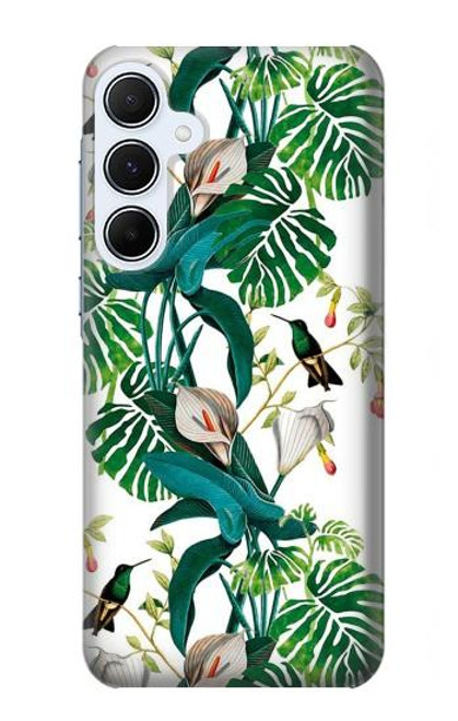 S3697 リーフライフバード Leaf Life Birds Samsung Galaxy A55 5G バックケース、フリップケース・カバー