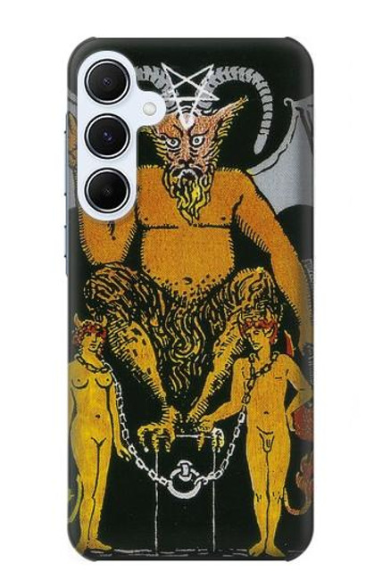 S3740 タロットカード悪魔 Tarot Card The Devil Samsung Galaxy A55 5G バックケース、フリップケース・カバー
