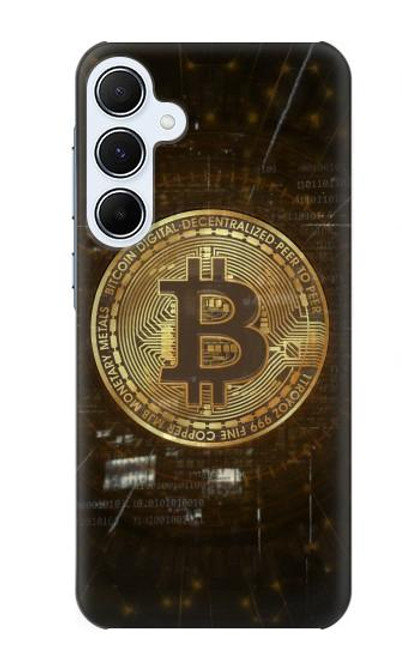 S3798 暗号通貨ビットコイン Cryptocurrency Bitcoin Samsung Galaxy A55 5G バックケース、フリップケース・カバー