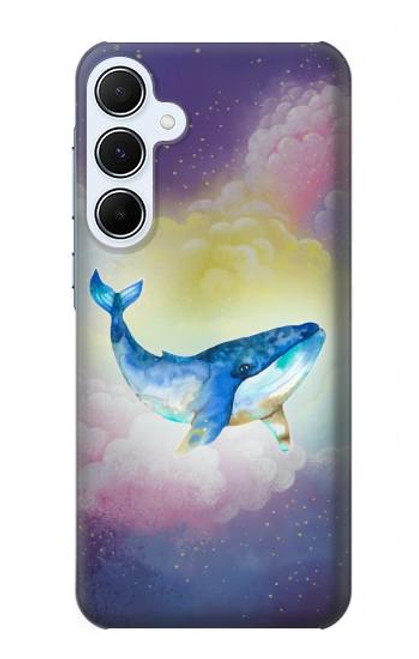 S3802 夢のクジラ パステルファンタジー Dream Whale Pastel Fantasy Samsung Galaxy A55 5G バックケース、フリップケース・カバー