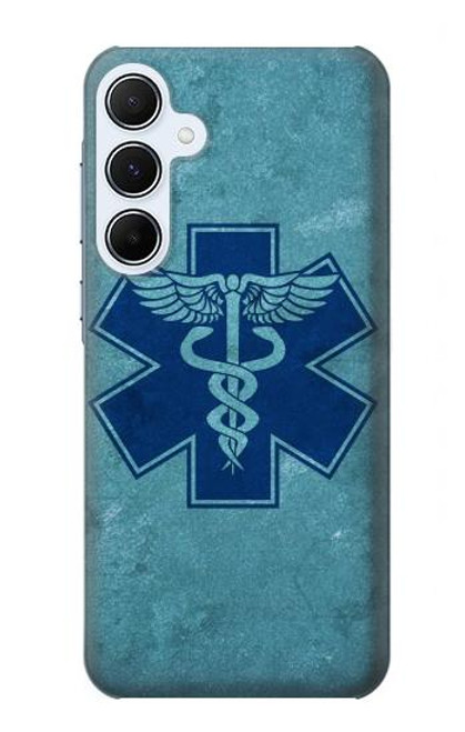 S3824 カドゥケウス医療シンボル Caduceus Medical Symbol Samsung Galaxy A55 5G バックケース、フリップケース・カバー