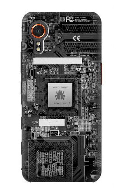 S3434 バグ回路基板のグラフィック Bug Circuit Board Graphic Samsung Galaxy Xcover7 バックケース、フリップケース・カバー
