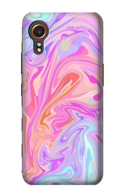 S3444 デジタルアートカラフルな液体 Digital Art Colorful Liquid Samsung Galaxy Xcover7 バックケース、フリップケース・カバー