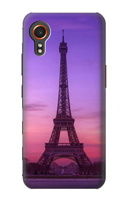 S3447 エッフェルパリの夕日 Eiffel Paris Sunset Samsung Galaxy Xcover7 バックケース、フリップケース・カバー