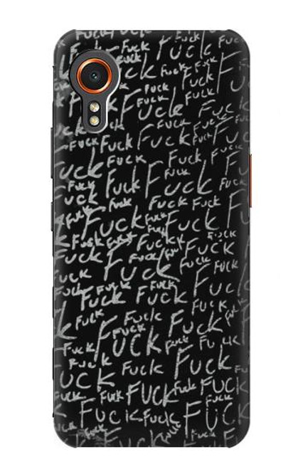 S3478 面白い言葉黒板 Funny Words Blackboard Samsung Galaxy Xcover7 バックケース、フリップケース・カバー