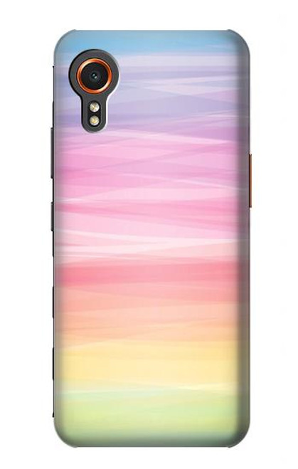 S3507 カラフルな虹 パステル Colorful Rainbow Pastel Samsung Galaxy Xcover7 バックケース、フリップケース・カバー