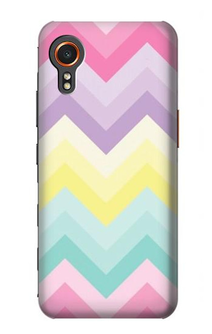 S3514 虹色ジグザグ Rainbow Zigzag Samsung Galaxy Xcover7 バックケース、フリップケース・カバー