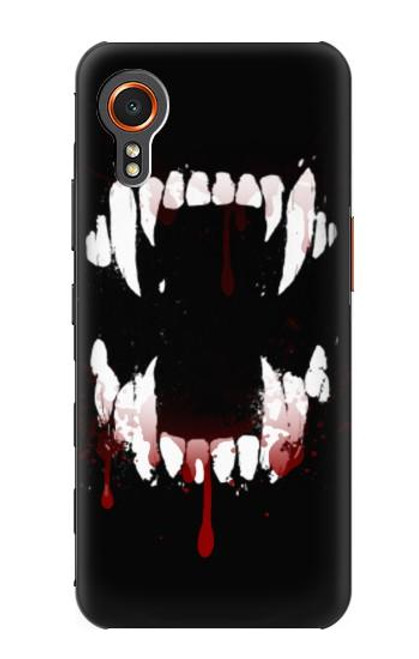 S3527 吸血鬼の歯 Vampire Teeth Bloodstain Samsung Galaxy Xcover7 バックケース、フリップケース・カバー