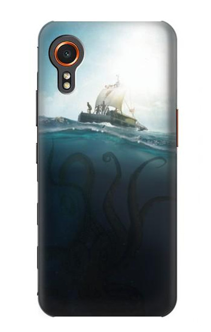 S3540 巨大なタコ Giant Octopus Samsung Galaxy Xcover7 バックケース、フリップケース・カバー