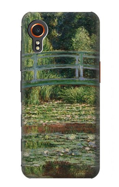 S3674 クロードモネ歩道橋とスイレンプール Claude Monet Footbridge and Water Lily Pool Samsung Galaxy Xcover7 バックケース、フリップケース・カバー