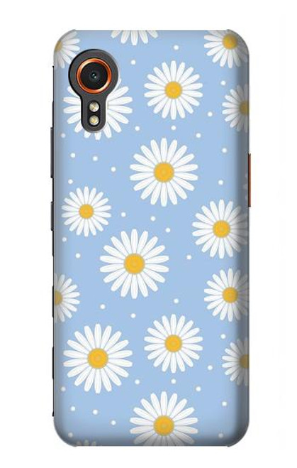 S3681 デイジーの花のパターン Daisy Flowers Pattern Samsung Galaxy Xcover7 バックケース、フリップケース・カバー