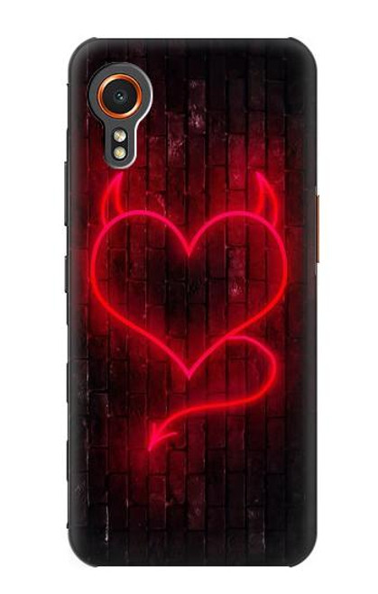 S3682 デビルハート Devil Heart Samsung Galaxy Xcover7 バックケース、フリップケース・カバー