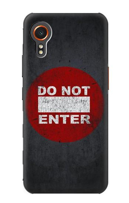 S3683 立入禁止 Do Not Enter Samsung Galaxy Xcover7 バックケース、フリップケース・カバー