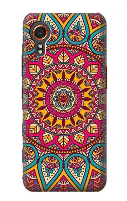 S3694 ヒッピーアートパターン Hippie Art Pattern Samsung Galaxy Xcover7 バックケース、フリップケース・カバー