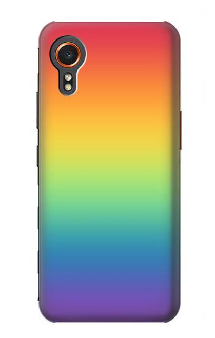 S3698 LGBTグラデーションプライドフラグ LGBT Gradient Pride Flag Samsung Galaxy Xcover7 バックケース、フリップケース・カバー