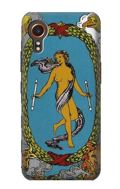 S3746 タロットカード世界 Tarot Card The World Samsung Galaxy Xcover7 バックケース、フリップケース・カバー