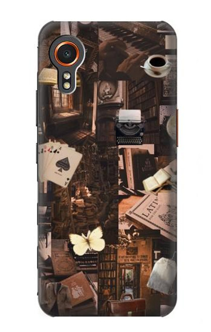 S3877 ダークアカデミア Dark Academia Samsung Galaxy Xcover7 バックケース、フリップケース・カバー