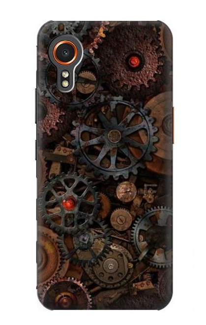 S3884 スチーム パンクな機械の歯車 Steampunk Mechanical Gears Samsung Galaxy Xcover7 バックケース、フリップケース・カバー