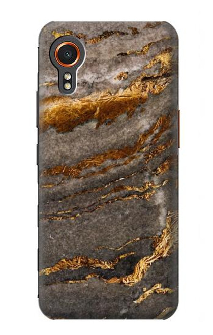 S3886 灰色の大理石の岩 Gray Marble Rock Samsung Galaxy Xcover7 バックケース、フリップケース・カバー