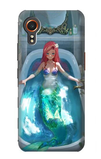 S3911 可愛いリトルマーメイド アクアスパ Cute Little Mermaid Aqua Spa Samsung Galaxy Xcover7 バックケース、フリップケース・カバー